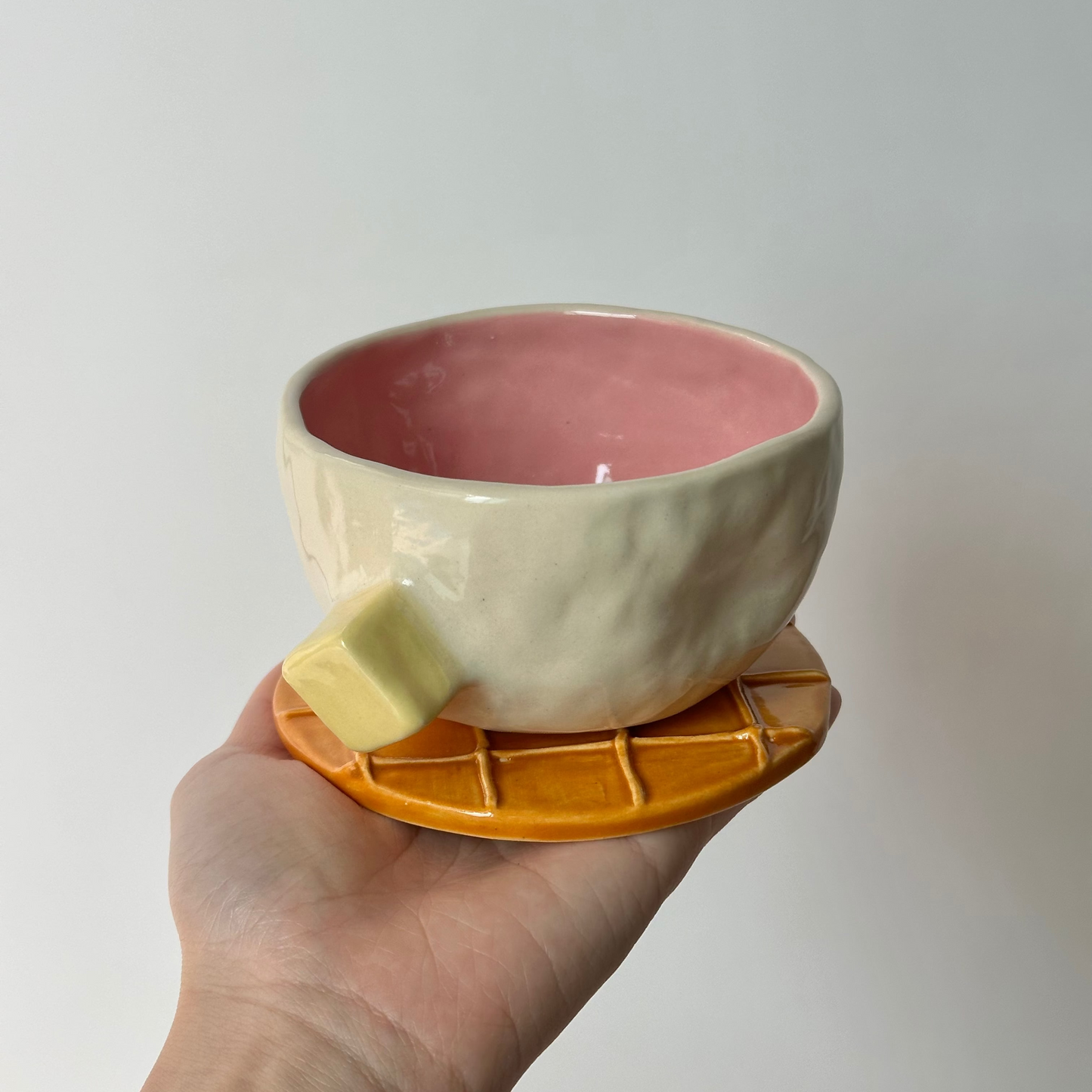 Strawberry Waffles Cup & Saucer Set