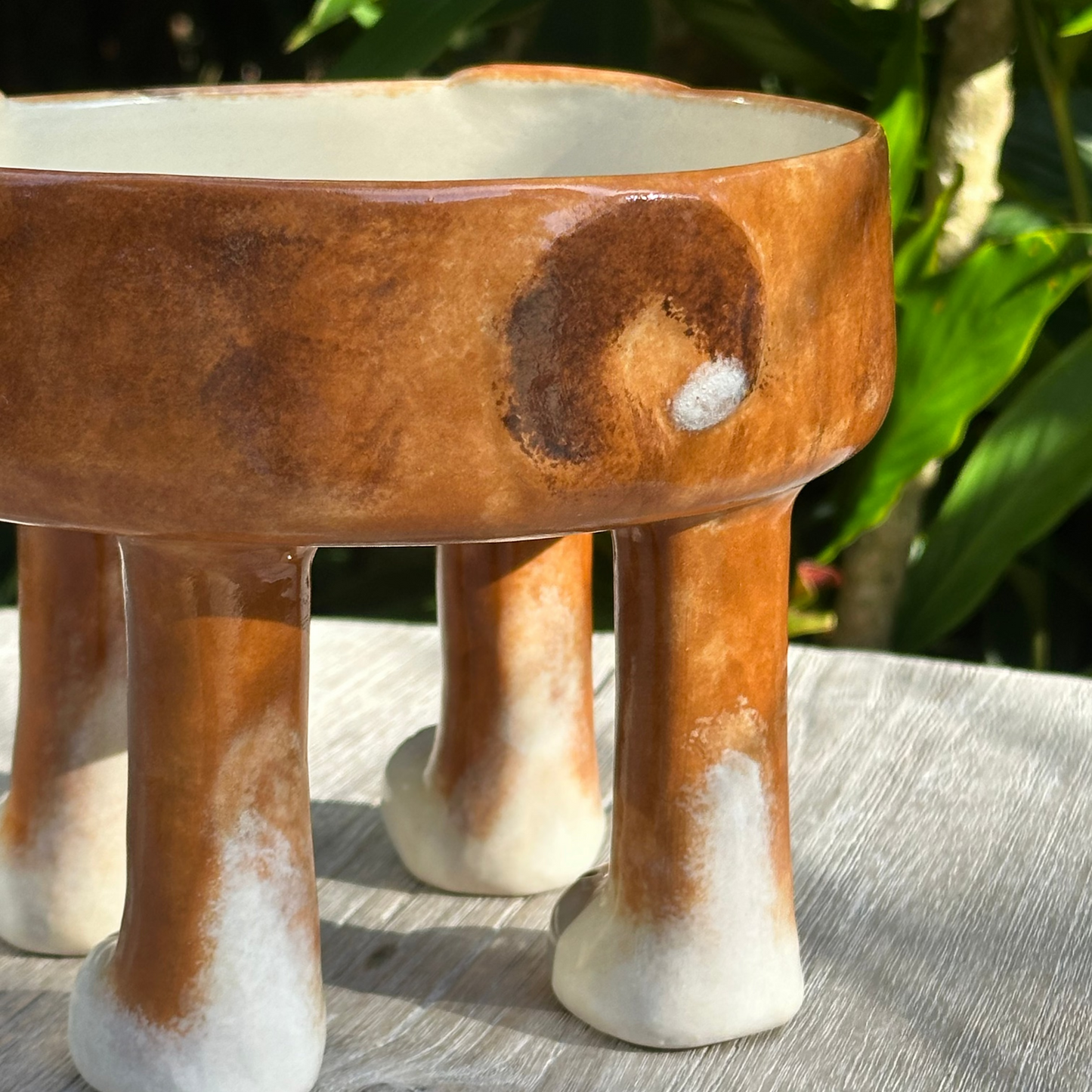 Dog Bowl with Legs (pre-order only)