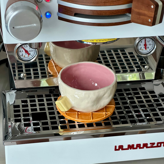 Strawberry Waffles Cup & Saucer Set