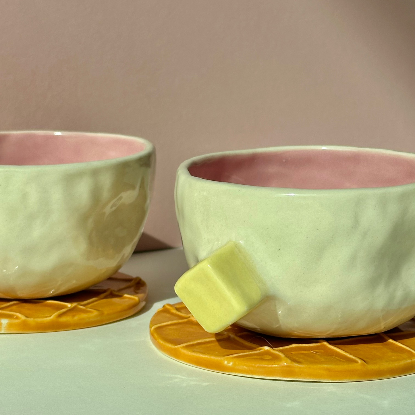 Strawberry Waffles Cup & Saucer Set